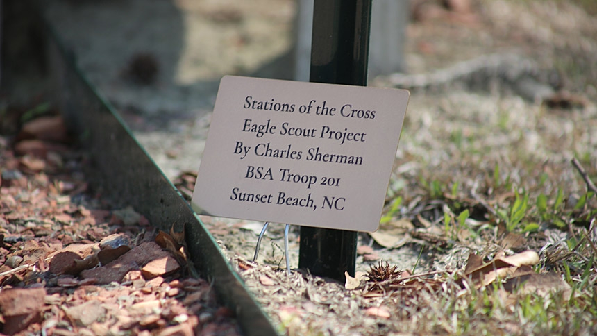 New pilgrimage site is blessed near the coast