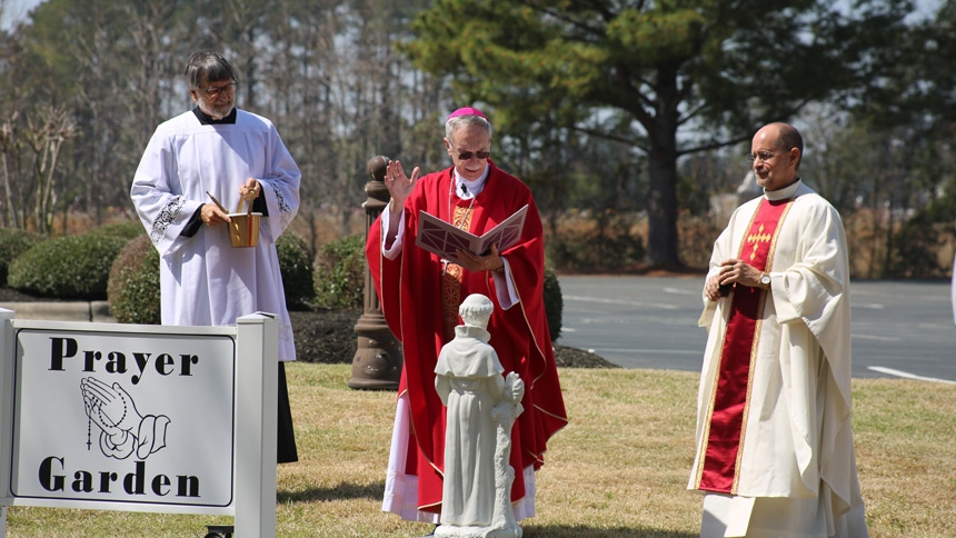 New pilgrimage site is blessed near the coast