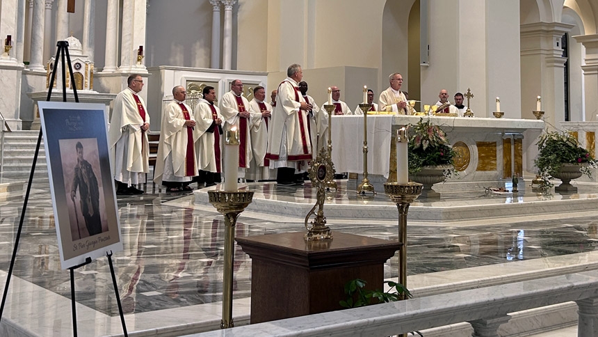 Bishop to 8th graders: ‘Shine with your heart’ 