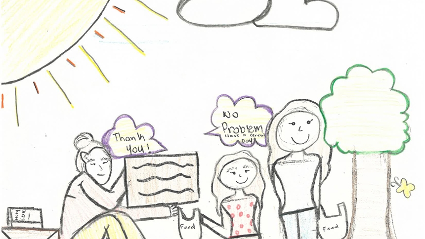 How they care: Showcase encourages students to draw for the Earth