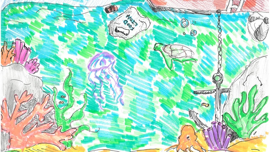 How they care: Showcase encourages students to draw for the Earth