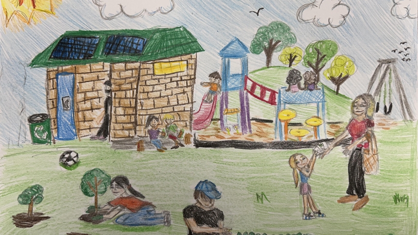 How they care: Showcase encourages students to draw for the Earth