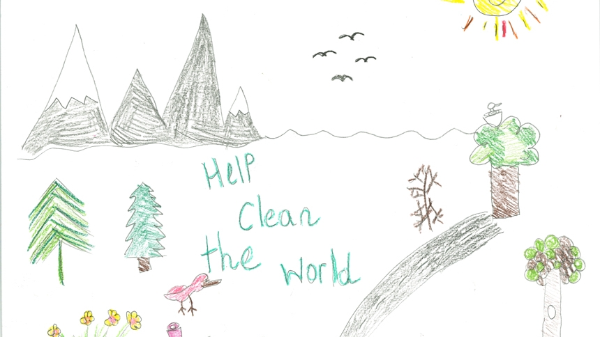 How they care: Showcase encourages students to draw for the Earth