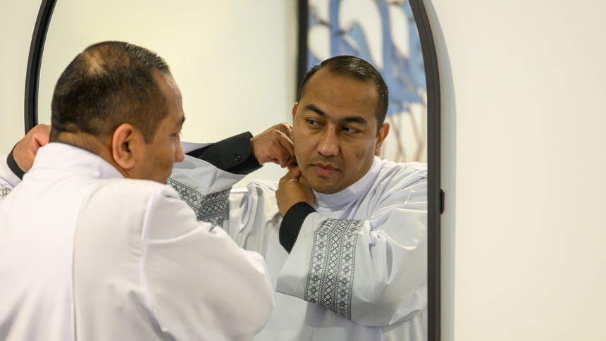 Two ordained to transitional diaconate