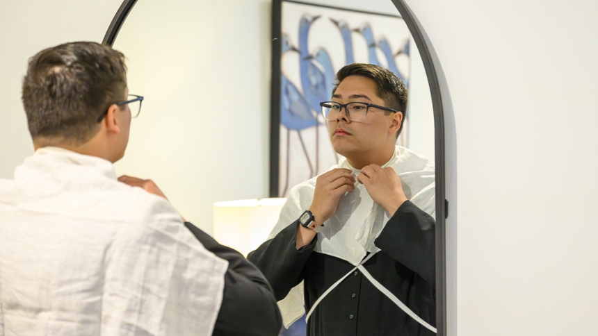 Two ordained to transitional diaconate