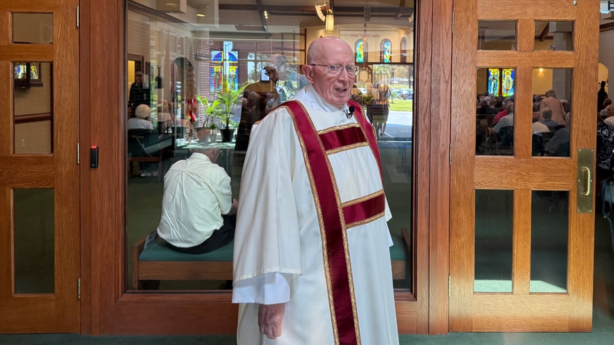 Deacon marks decades of faithful service following 1981 ordination