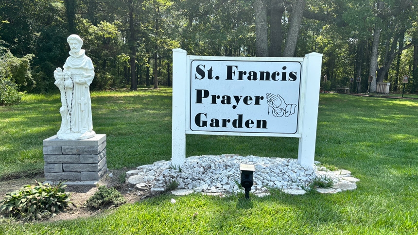 The St. Francis Prayer Garden of St. Brendan Parish in Shallotte is a pilgrimage site this jubilee year.