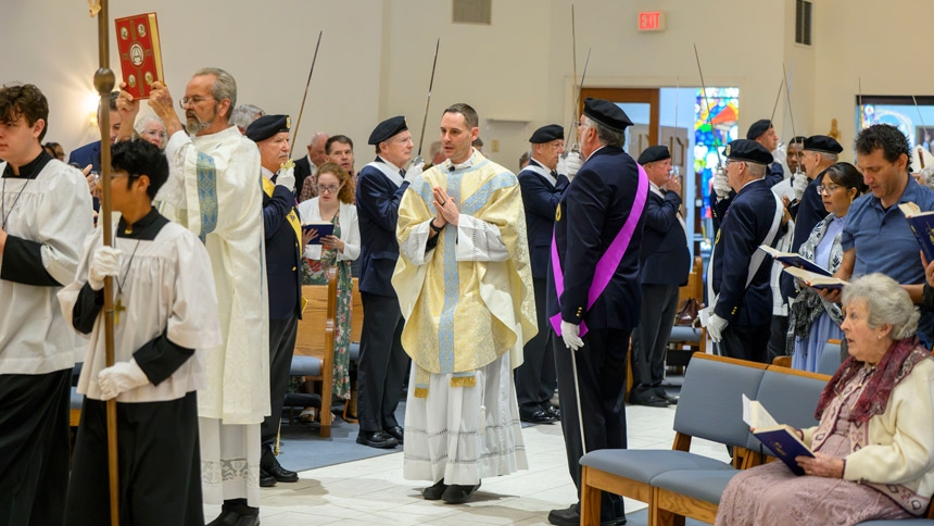 St. Stanislaus celebrates new pastor, parish hall