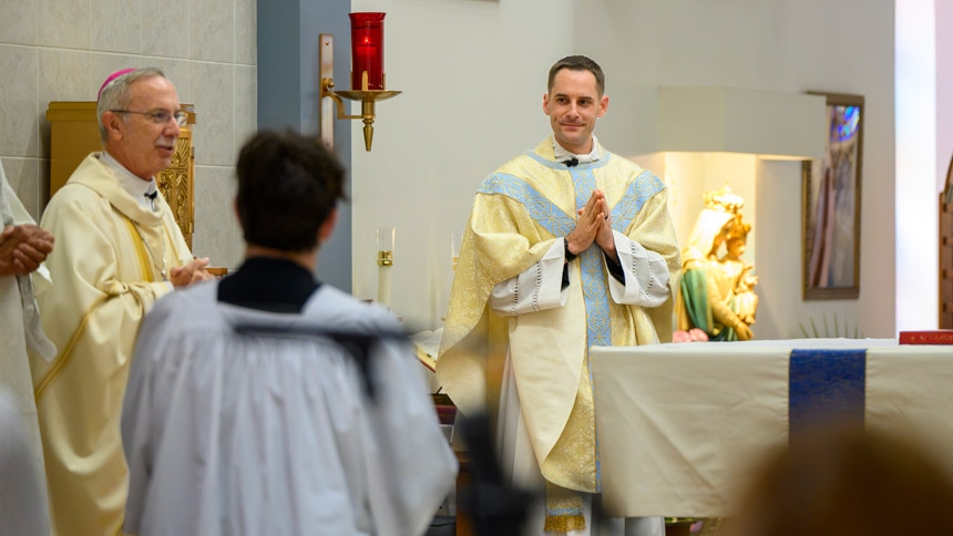 St. Stanislaus celebrates new pastor, parish hall