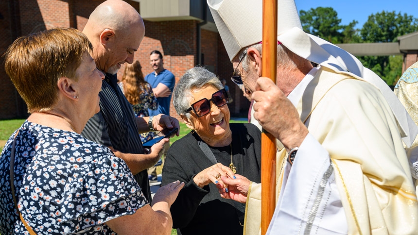 St. Stanislaus celebrates new pastor, parish hall