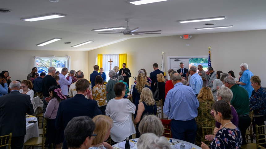 St. Stanislaus celebrates new pastor, parish hall