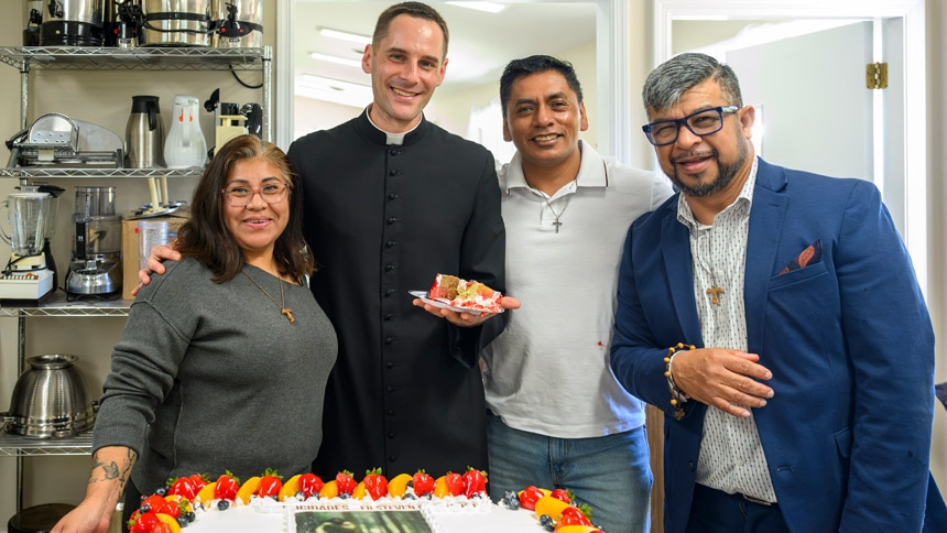 St. Stanislaus celebrates new pastor, parish hall