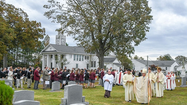 Faithful gather in Newton Grove on All Souls Day