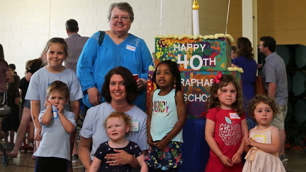 Well-wishers count the years at St. Raphael Preschool