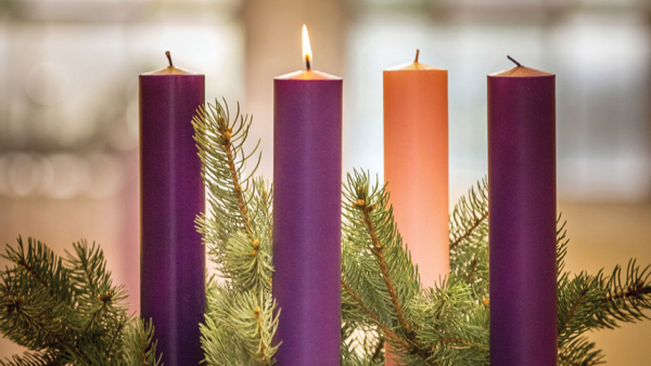 First Week of Advent wreath