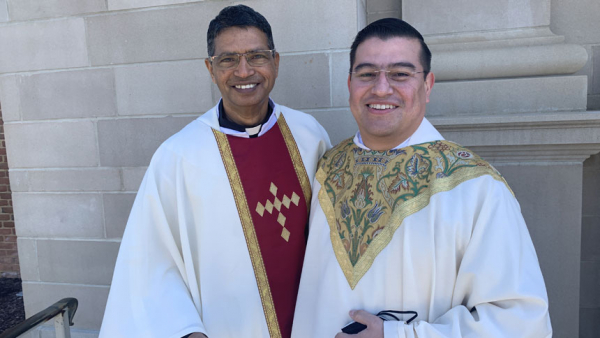 Two priests incardinated at Chrism Mass 2021