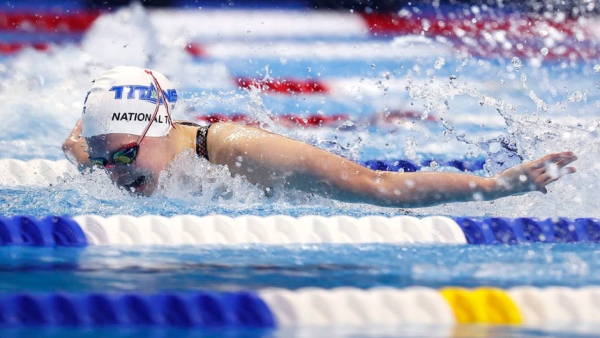 Claire Curzan: Leading by example in the pool and beyond. Photo by Tom Pennington/Getty Images