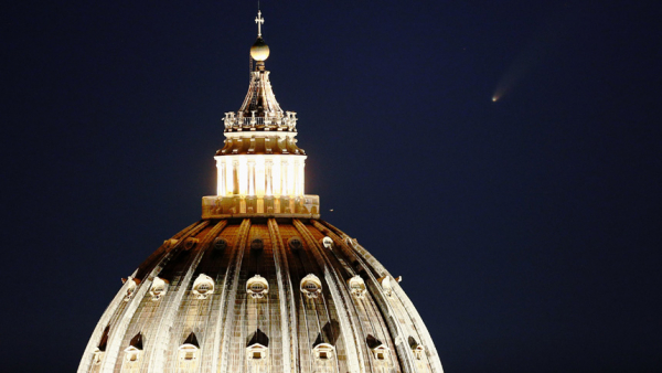 The dome of St. Peter's Basilica in is seen at the Vatican in this 2020 file photo. On March 19, 2022, Pope Francis promulgated the long-awaited constitution reorganizing the Roman Curia. (CNS photo/Guglielmo Mangiapane, Reuters)