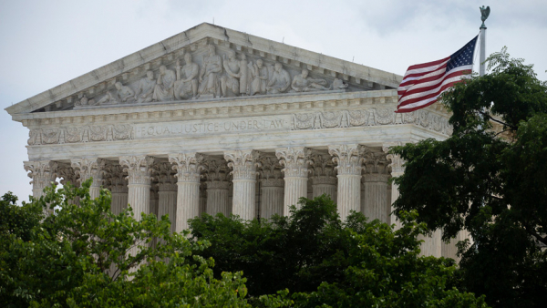 The Supreme Court is seen in Washington. (CNS photo/Tyler Orsburn)
