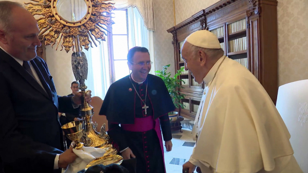 Leaders of America's Eucharistic Revival travel to Rome to meet with Pope Francis