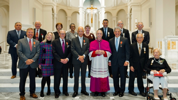 Bestowed: 16 in diocese receive papal honors