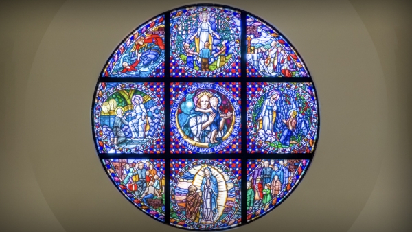 The Rose Window, Holy Name of Jesus Cathedral, Raleigh, NC
