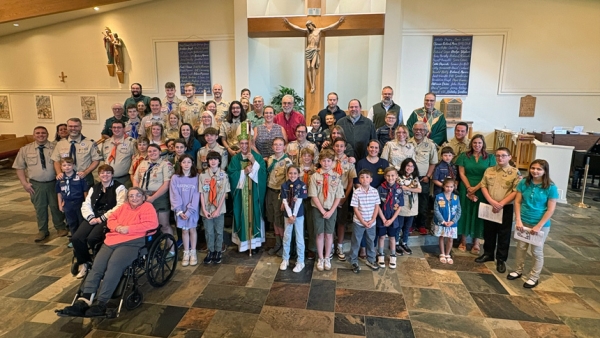 Catholic Scouts celebrate annual Mass of Thanksgiving in Apex