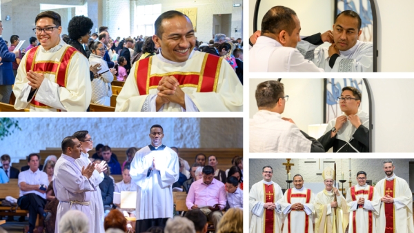 Two ordained to transitional diaconate 