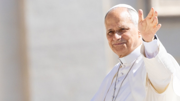 Pope Leo XIV waves to pilgrims during the general audience in St. Peter’s Square, May 27, 2026. The pope urged priests “to respect the texts and norms of the liturgy” during a reflection on the Second Vatican Council’s liturgical reform. | Credit: Daniel Ibanez/EWTN News