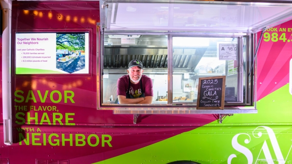 The Savor Food Truck made an appearance at the Catholic Charities Gala Nov. 8, 2025 in Raleigh. 