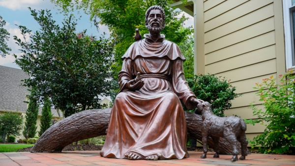 NCCN visits St. Francis, part 2: Discovering the sanctuary, tabernacle and garden